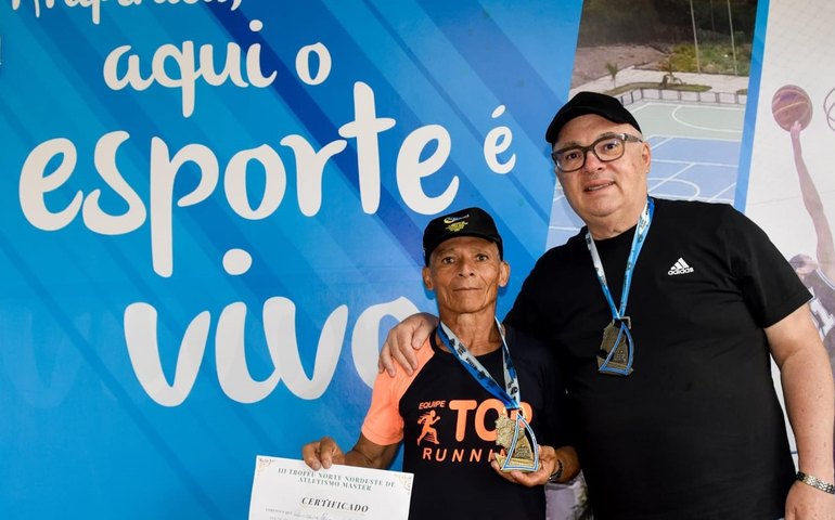 Pedreiro de Arapiraca tem apoio da prefeitura e sobe ao pódio no 3º Troféu N/NE de Atletismo Master em Natal