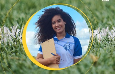 Estudante da Ufal e torcedora azulina, Marthina atua na construção do CT do time