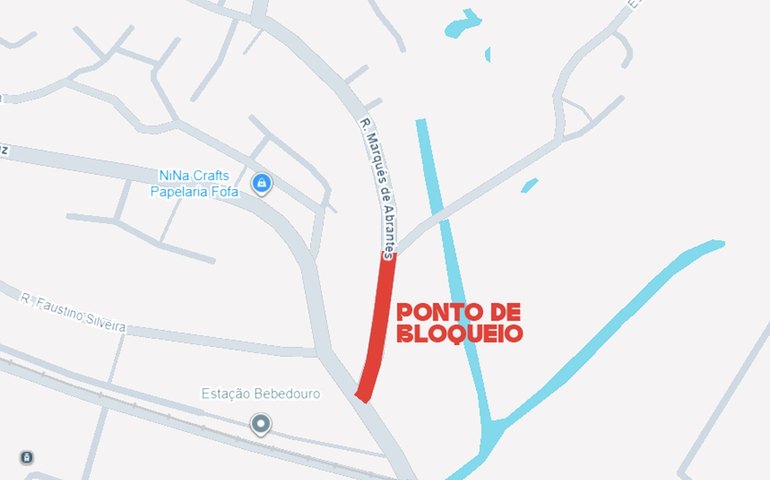 Rua Marquês de Abrantes será interditada temporariamente neste domingo (21)