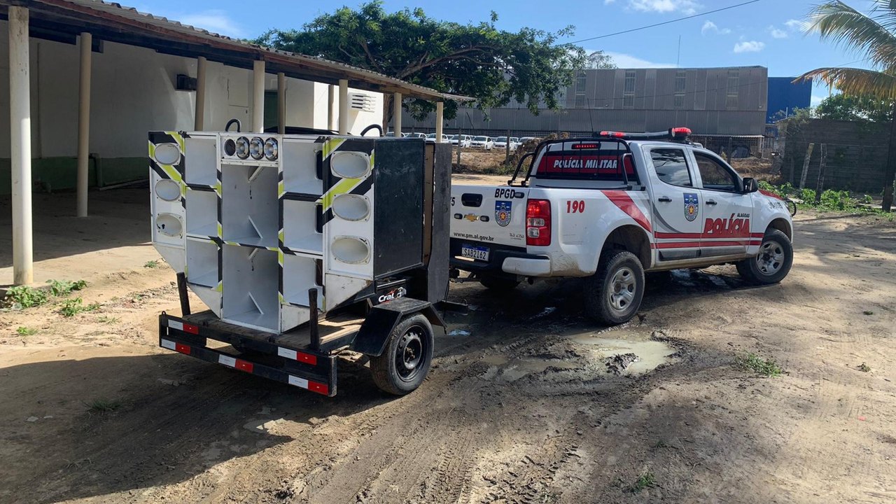Programa na Base do Sossego apreende nove equipamentos sonoros durante operações no fim de semana