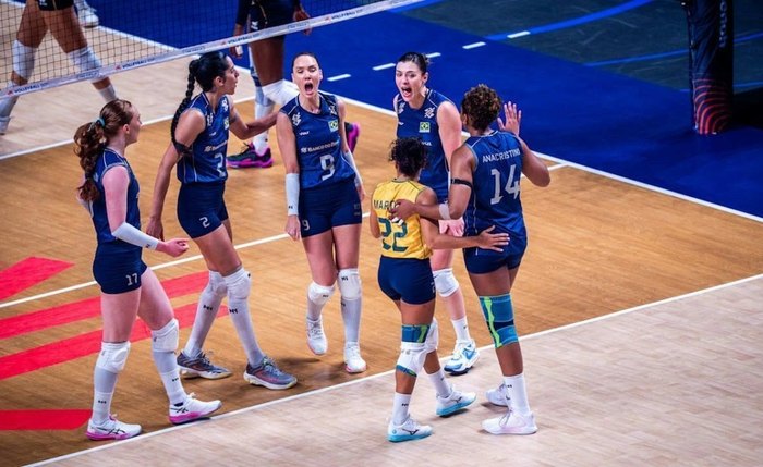 Brasil venceu a Itália na semifinal da VNL