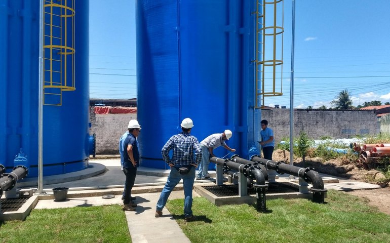 Piaçabuçu ganha nesta quinta-feira (16) novo sistema que reforça abastecimento de água