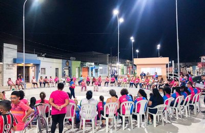 Secretaria de Saúde de Campo Alegre realizou grande ação em alusão a Campanha Outubro Rosa 