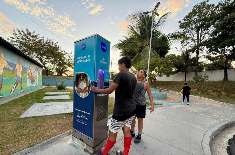 Alurb instala mais quatro estações de hidratação em Maceió