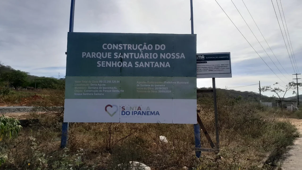 Maior obra de Santana do Ipanema está paralisada há mais de um ano