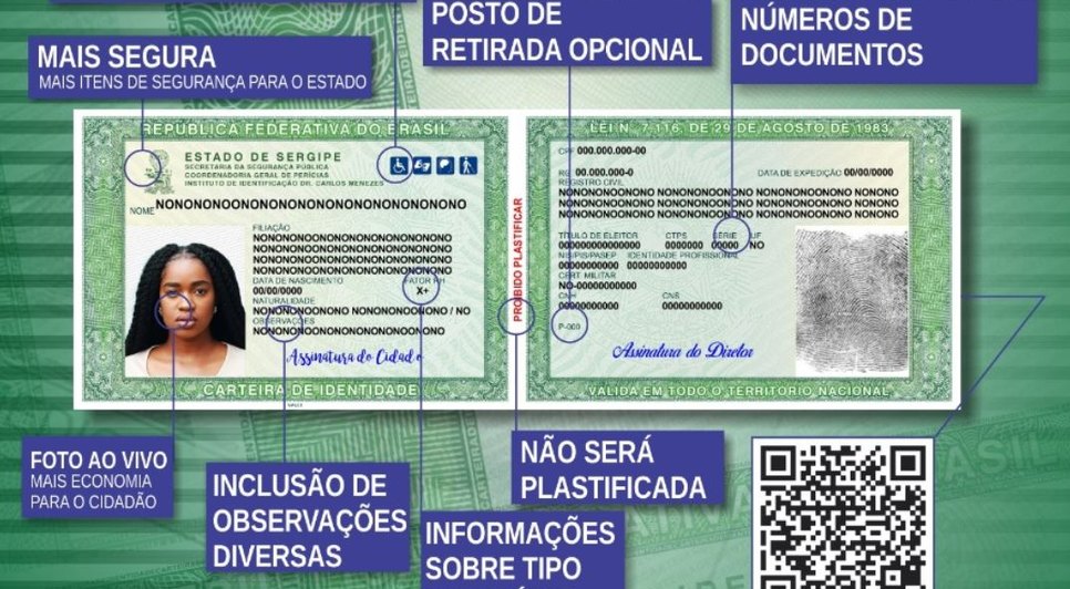 NOVA IDENTIDADE RG