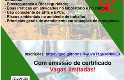 Ufal promove minicurso de biossegurança e primeiros socorros