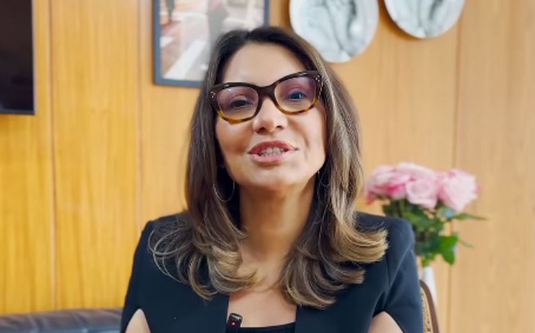 Janja visita Igreja Batista em Nova York