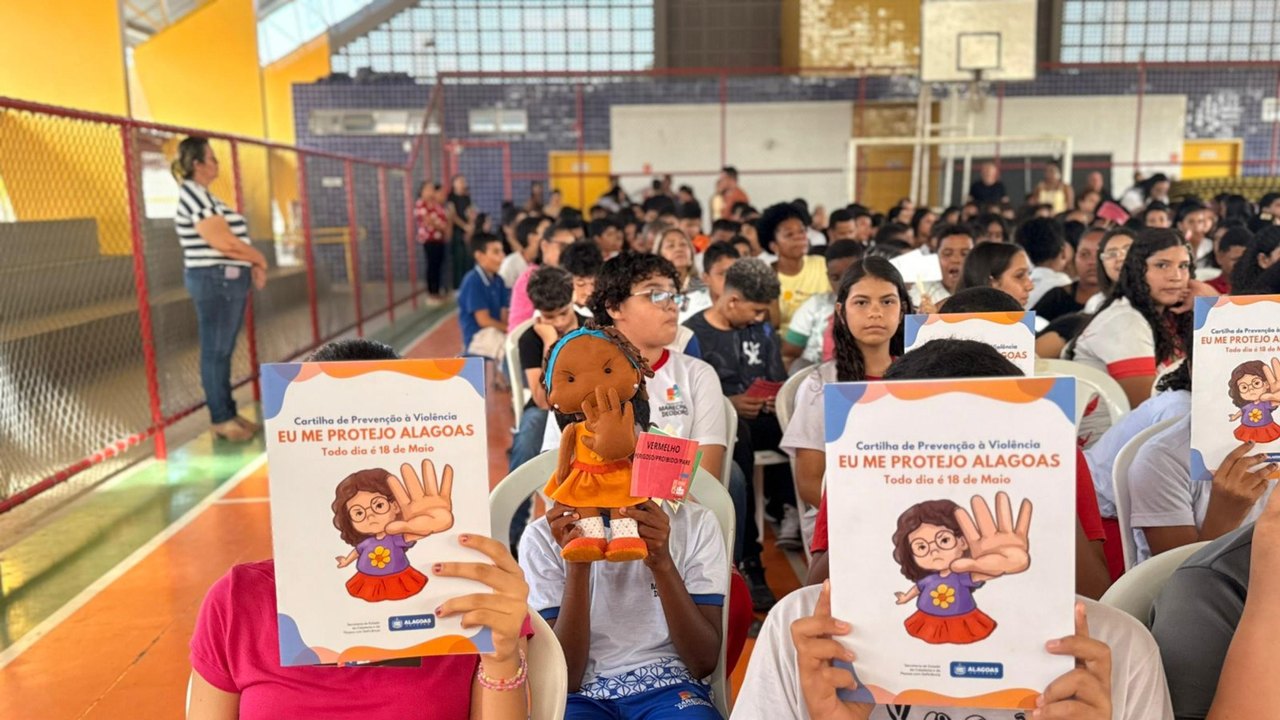 Secdef alcança 950 crianças e adolescentes em ações do Maio Laranja em Alagoas