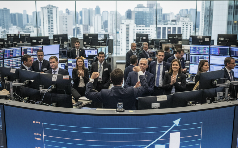 Ibovespa renova recordes pelo 2º dia e pela 1ª vez testa os 166 mil pontos