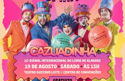 Cazuadinha estreia novo show com apresentação gratuita na 10ª Bienal