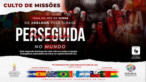 Culto de Missões - Acessível em Libras (09/06/2024)