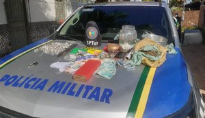 Homem é preso por tráfico de drogas após discutir com esposa em Aracaju / Foto: Foto: BPTur/SE