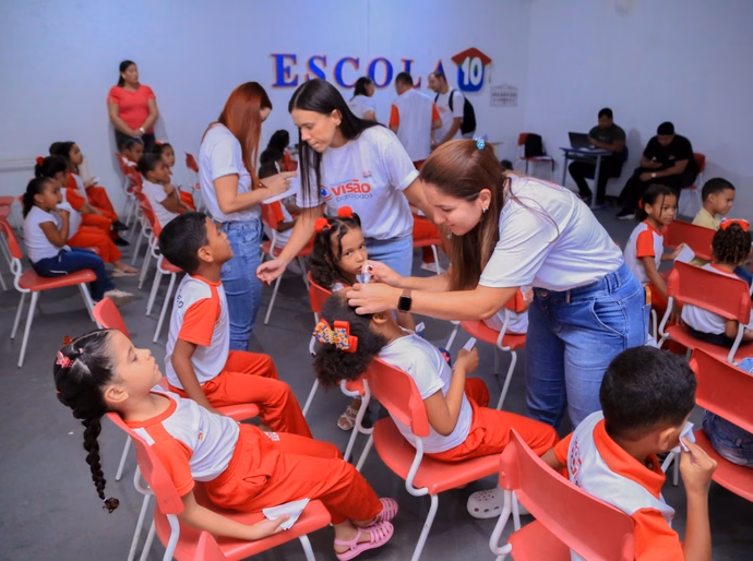 Programa Visão Para Todos inicia atendimento de crianças matriculadas em escolas da Prefeitura de Penedo