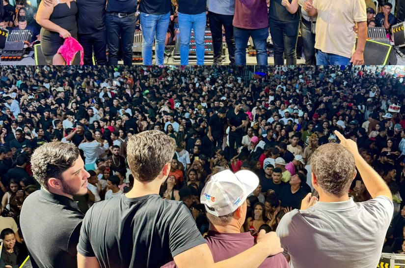 Fernando Pereira e Álvaro Lira reúnem multidão de todo o estado na Festa da Vitória em Junqueiro