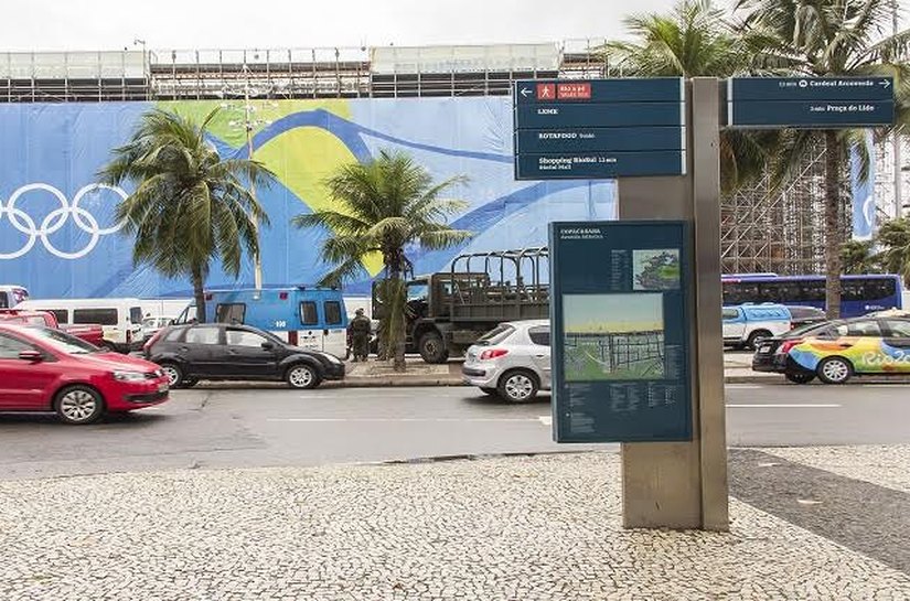 Sinalização ajuda turistas a aproveitarem melhor as belezas do Rio