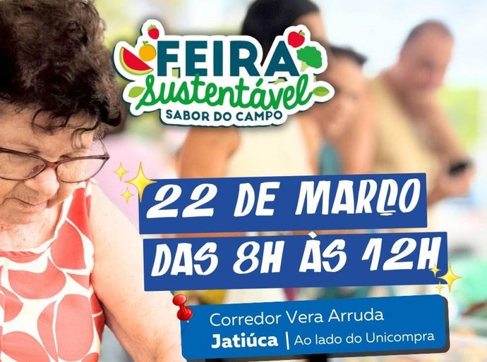 Feira Sustentável Sabor do Campo celebra Semana da Água com agricultura familiar e educação ambiental