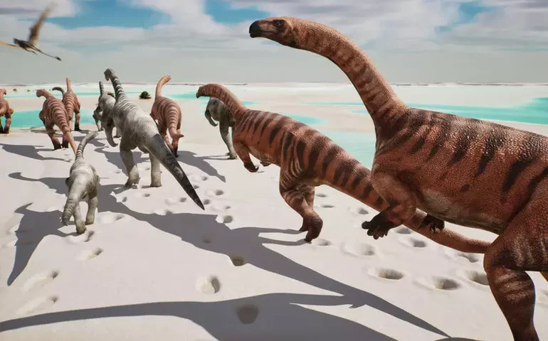 'Vale dos dinossauros' com milhares de pegadas é achado nos Alpes da Itália