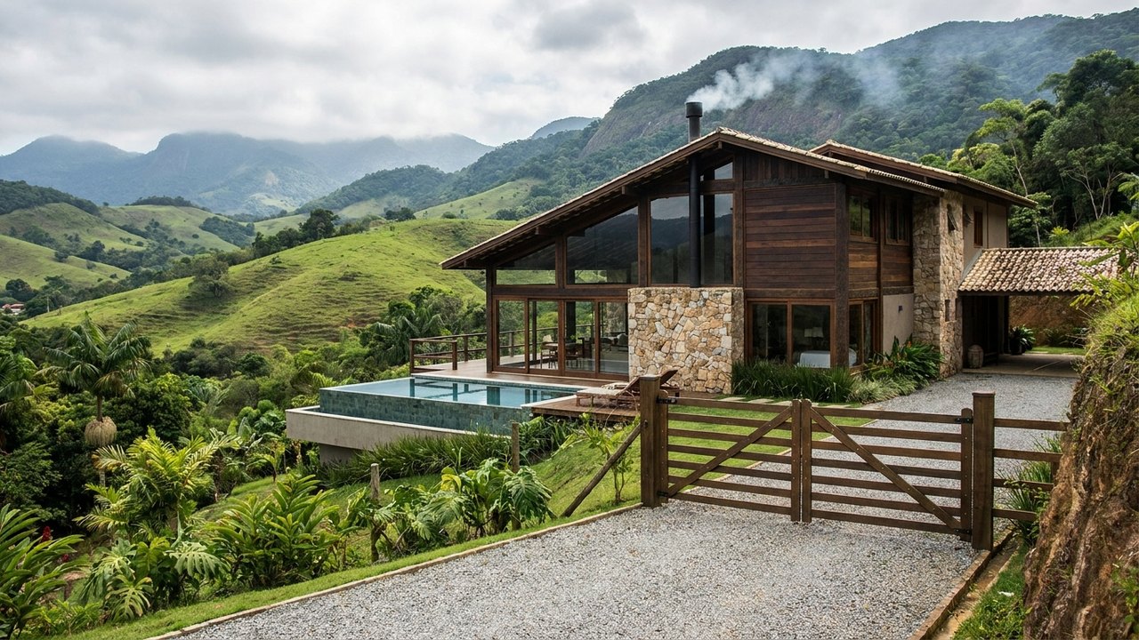 Luxuosas ou bucólicas, casas alugadas por temporada no interior do estado refazem a rota do turismo rural e de inverno no Rio