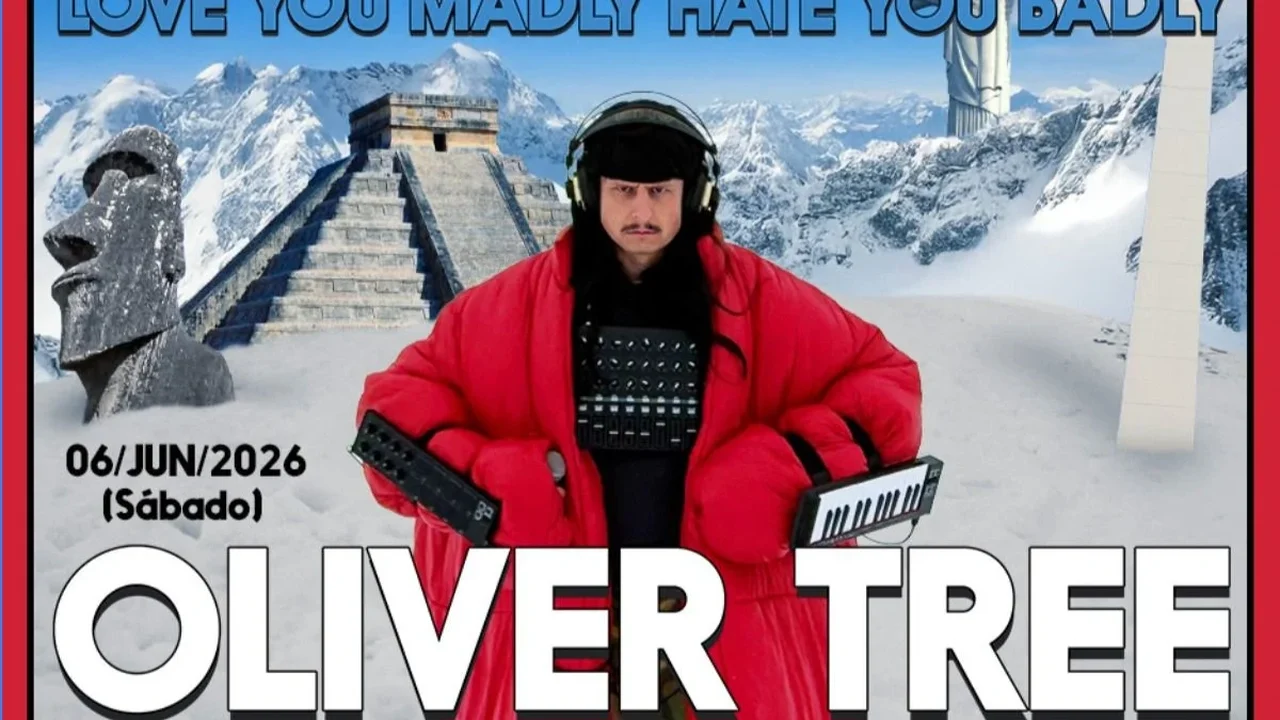 Oliver Tree traz turnê mundial a São Paulo em junho de 2026