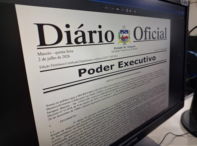 Sesau abre credenciamento para estágio obrigatório na rede pública de saúde de Alagoas
