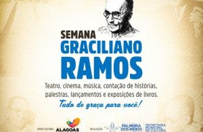 Programação da Semana Graciliano Ramos continua nesta quinta (28), em Palmeira