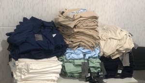 camisas roubadas / Foto: Foto: SSP/Divulgação