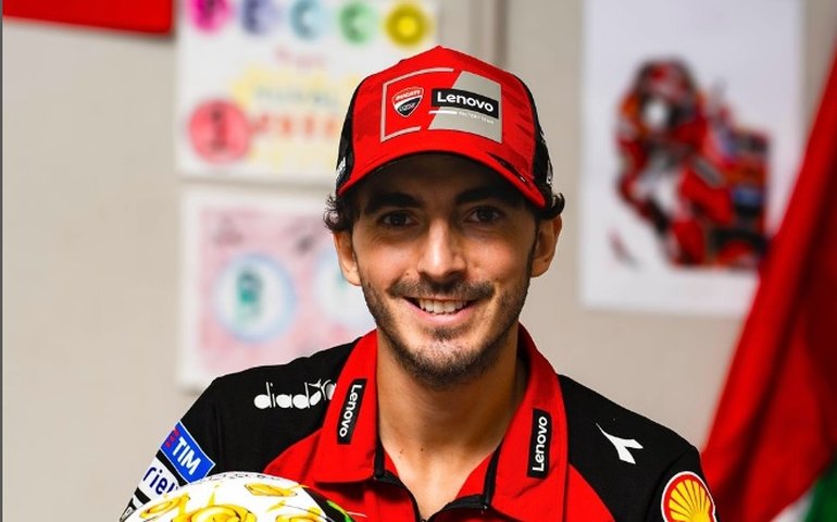 Francesco Bagnaia bate recorde da pista e larga na pole da Etapa de Emilia-Romagna da MotoGP