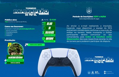 Polícia Militar de Alagoas promove Torneio Pai Campeão 2025