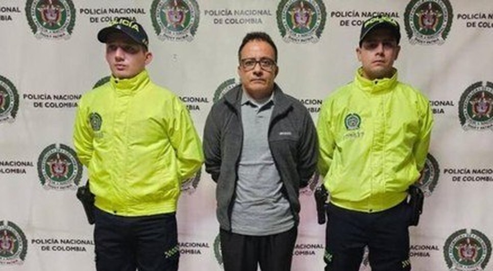 Traficante brasileiro na Colômbia / Foto: Foto: Polícia Nacional da Colômbia/ Divulgação