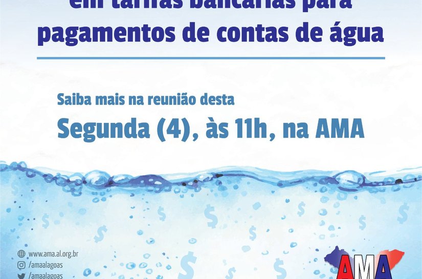 Municípios querem reduzir tarifas bancárias para contas de água