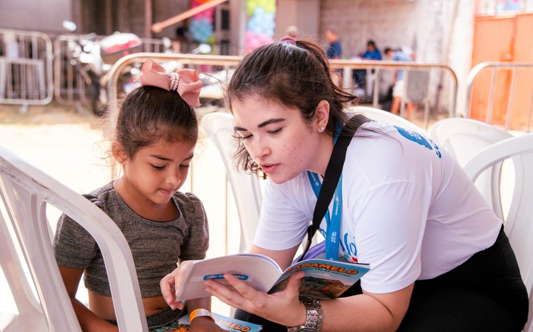Vida Nova nas Grotas comemora mês das crianças com arena kids no Jacintinho