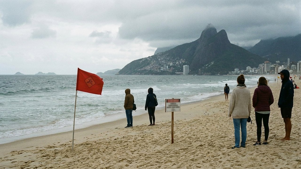 No fim de semana de início do inverno, Rio tem metade das praias impróprias para banho