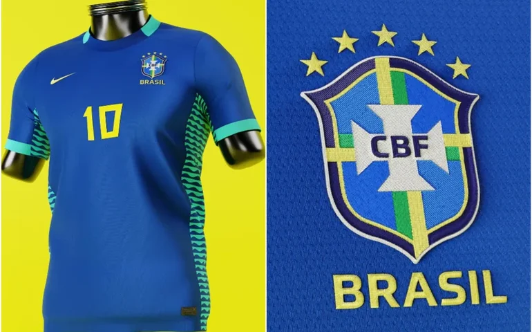 Site revela nova segunda camisa da seleção