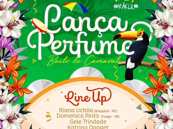 Lança Perfume acontece neste sábado (18) e agita noite carnavalesca do Orákulo Chopperia