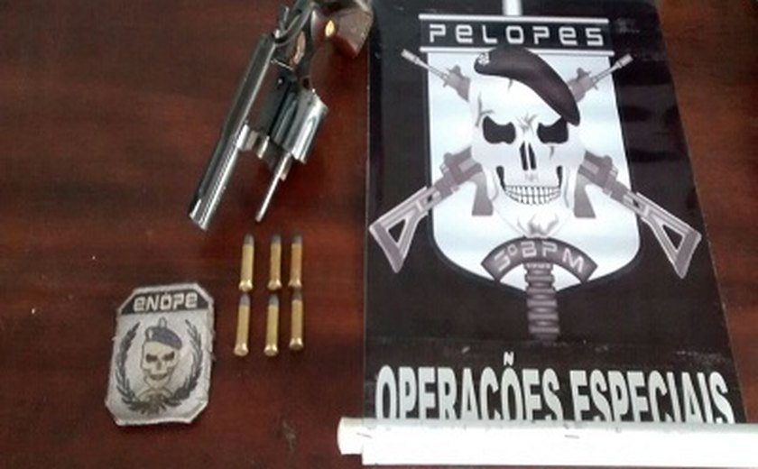 Em ações distintas, 3º BPM apreende duas armas de fogo em Arapiraca