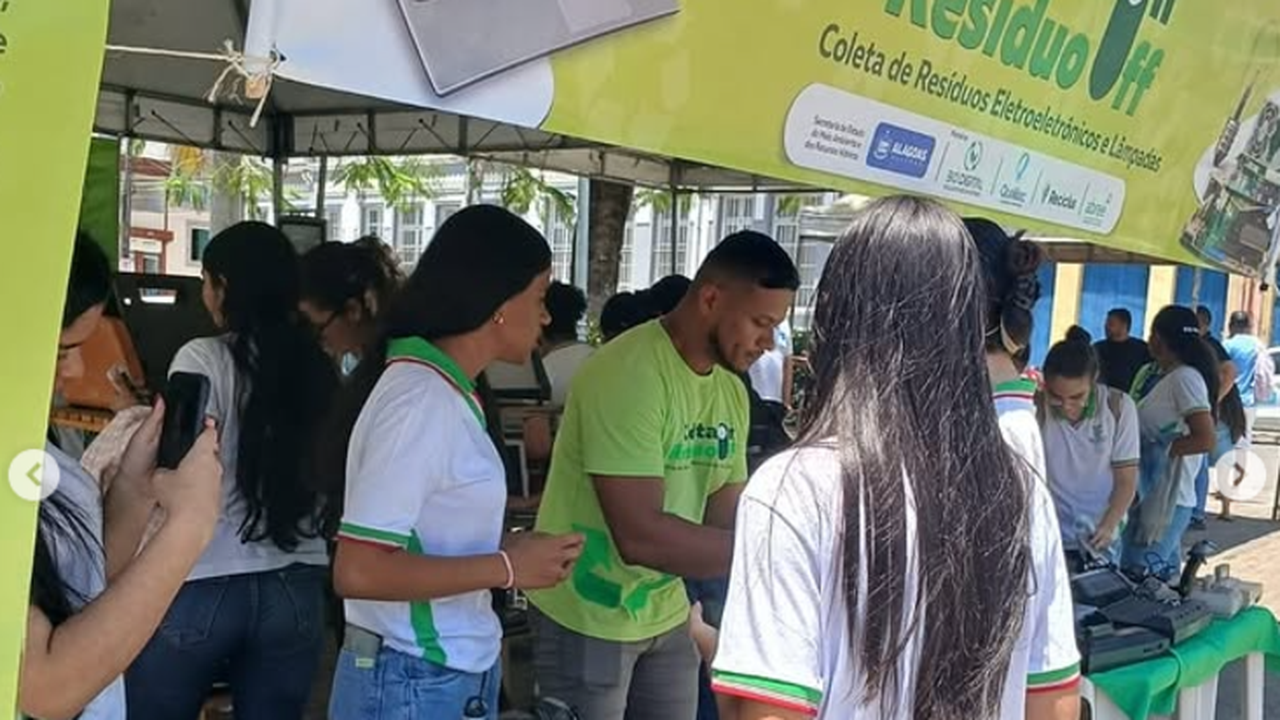 Coleta ON, Resíduo OFF: Semarh promove descarte sustentável no Maceió Shopping
