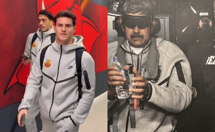 Jogadores do Mallorca chamam a atenção na web por vestir o mesmo conjunto que o ex-governante da Venezuela usava ao ser capturado pelo EUA