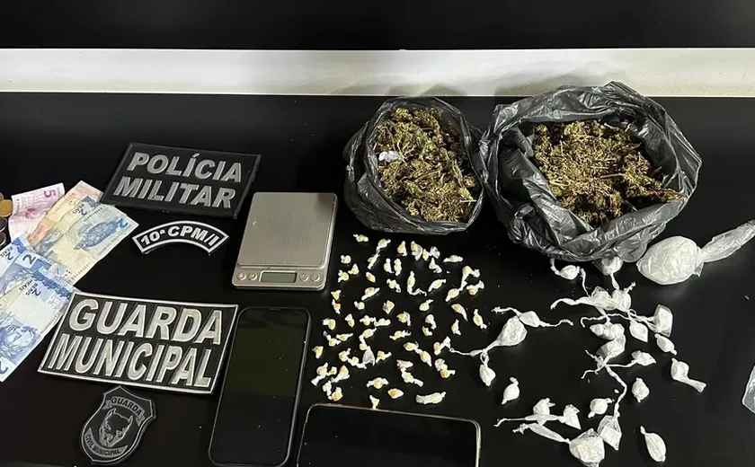Adolescente é apreendido com drogas em Teotônio Vilela