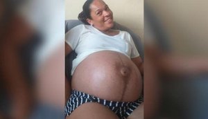 camila mae trigemeos itajai foto santa_4.jpg / Foto: Redes sociais