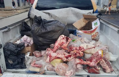 Vigilância Sanitária de Maceió apreende 450 kg de carnes estragadas no final de semana