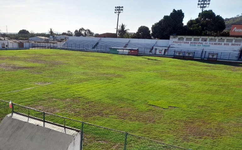 Vistorias intensificadas nos Estádios em Alagoas; Gramado do Juca Sampaio em risco em Palmeira
