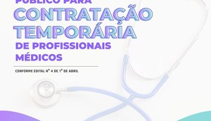 CONTRATAÇÃO MÉDICA TEMPORÁRIA ARACAJU