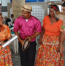 Mestre Zeza do Coco se apresenta no Mercado Público do Jaraguá