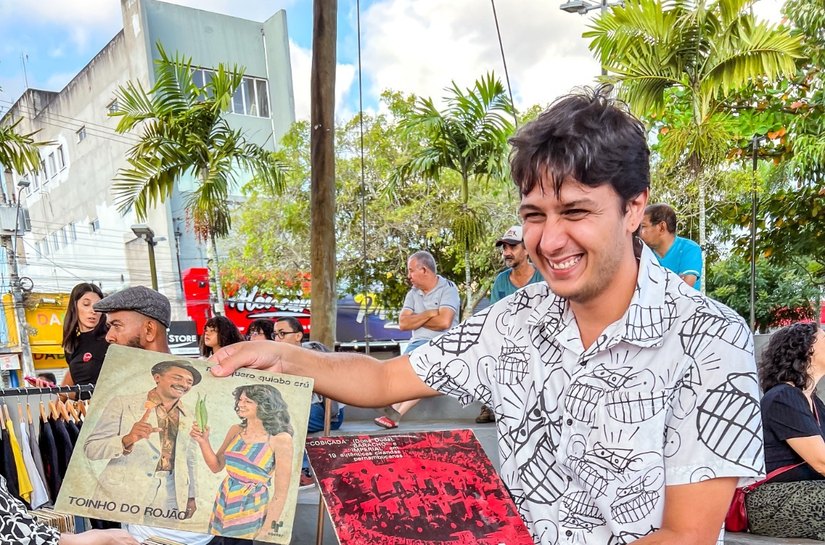 De graça na praça: 5ª Feira de Discos de Arapiraca amplia oferta de expositores e bandas