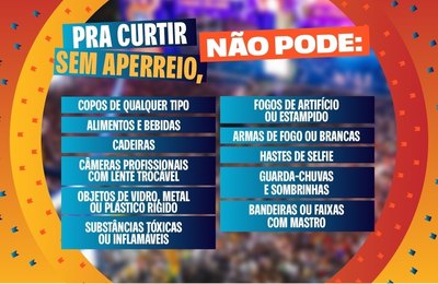 Saiba o que não levar nas noites de show do São João Massayó 2026