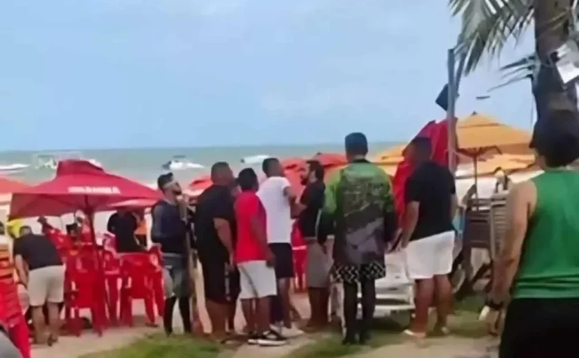 Turista reconhece suspeito da morte do pai em praia de Maragogi e provoca tumulto
