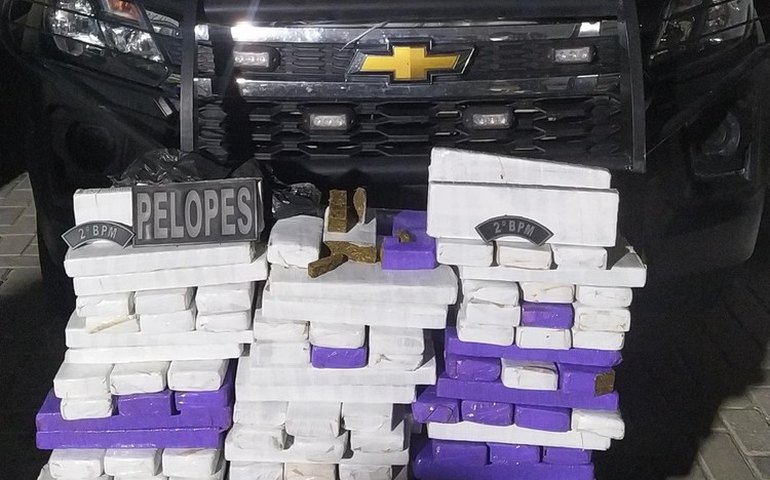 PM apreende mais de 150 kg de drogas no valor de R$ 4 milhões em Maceió