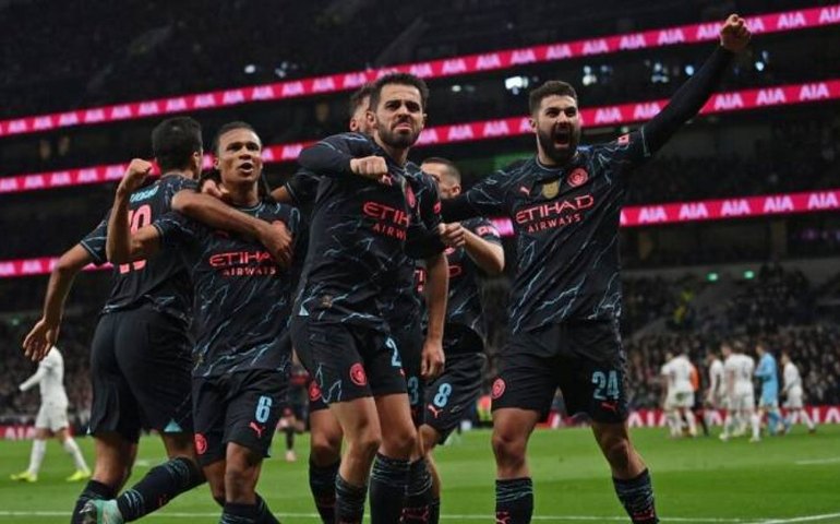 City sufoca na casa do Tottenham e gol no fim garante vaga às oitavas da Copa da Inglaterra