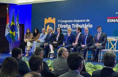Vice-presidente do TCE/AL participa da abertura do Congresso Alagoano de Direito Tributário